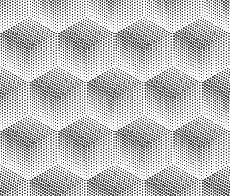 Halftone Cubes Vector Background Stock Vector Illustration Of Black