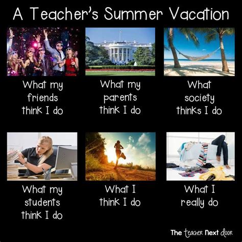 What Do Teachers Do On Summer Vacation Teaching Humor Teaching