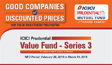 Read more on ulip vs mutual fund from investment angle. ICICI Prudential Mutual Fund launches Value Fund Series 3 - Mutual Fund news, India |Advisorkhoj