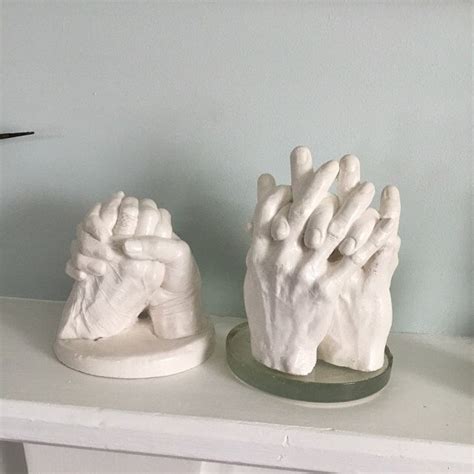 Diy Luna Bean Keepsake Hands 3d Plaster Statue Hand