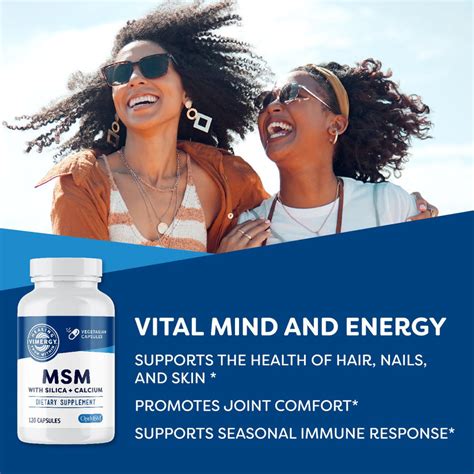 Msm Supplement Hair Skin And Nail Vitaminsn Vimergy