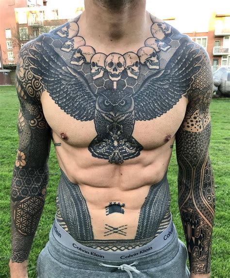 Pin By Lörd∞wörm On Tattoos Cool Chest Tattoos Tattoos For Guys Badass Chest Tattoo Men