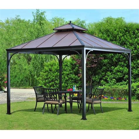 All products are selected with the. Exterior: Luxury 10x10 Outdoor Gazebo Hampton Bay Gazebo ...