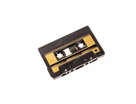 Premium Photo Vintage Cassette Tape Isolated White Background