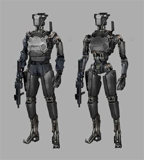 Image Result For Un Robot Soldier Concept Art Futuristic Robot
