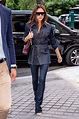 Victoria Beckham has a Posh New Take on casual Friday Double Denim ...