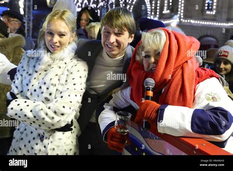 Moscow Russia 13th Feb 2017 Russian Pair Skater Tatiana Stock Photo