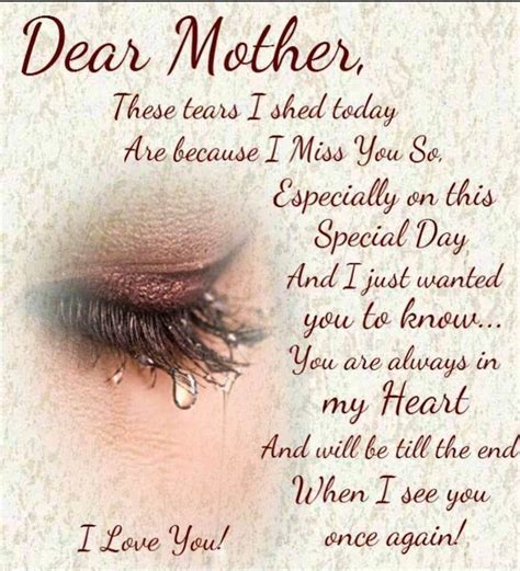 Mom In Heaven Quotes Mothers Day In Heaven Missing Mom In Heaven Mother Love Mother In