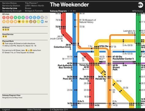 Mta Weekender Interactive Map To Show Delays