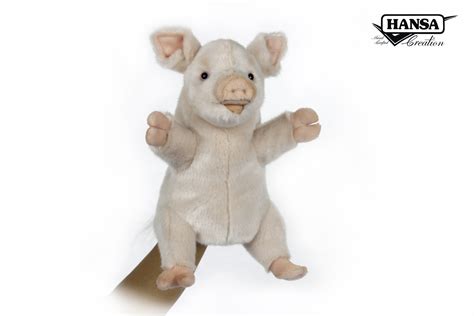 7339 Pig Puppet 25cmh Hansa Creation Inc