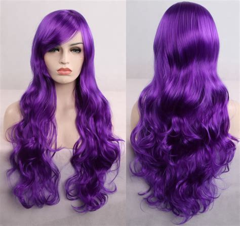 Anime Cos Wig Color 80cm Long Curly Cosplay Role Playing Grooft