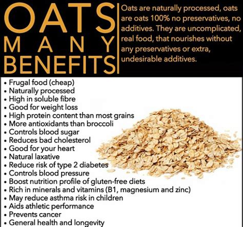Eating whole grains can not only help reduce inflammation in the body, but also gluten is found in grains, is a protein found in flour, and provides no essential nutrients. Oats - Are You Ready for a Change?