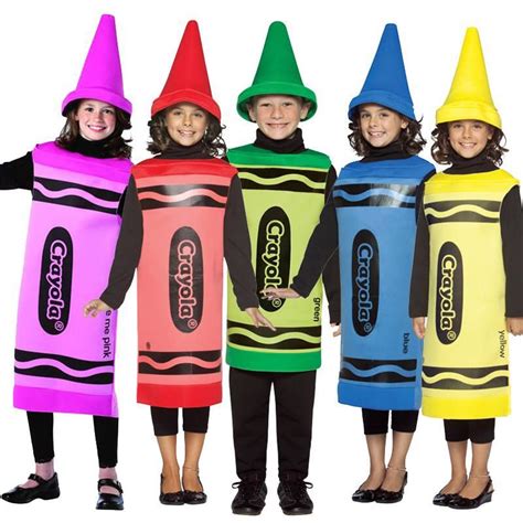 Graceful Crayons Group Costume Kids Costumes Character Halloween