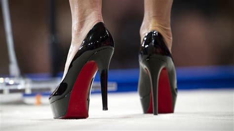 Women Legs High Heels Louboutin Depth Of Field Stiletto Black