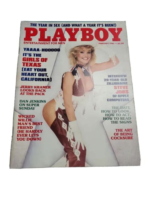 Vintage Playboy Magazine February Girls Of Texas Picclick