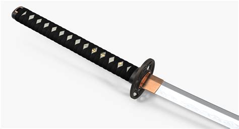 Katana Sword 3d Model 29 3ds C4d Fbx Obj Ma Max Free3d