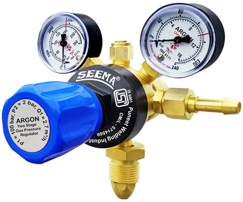 Seema® Two Stage Argon Gas Pressure Regulator Puneet Welding Industries