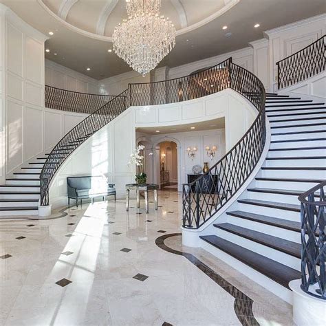 Luxurious Double Staircase Luxury Staircase Luxury Homes Dream