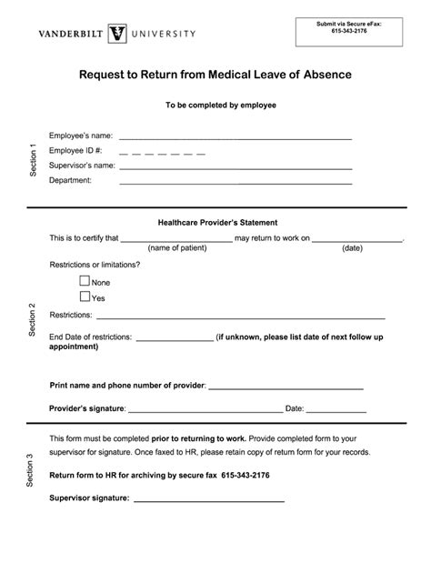 Medical Leave Form Fill Online Printable Fillable Blank Pdffiller