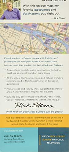 Rick Steves Europe Planning Map Including London Paris Rome Venice