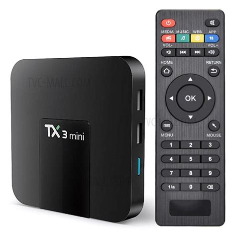 Tv Box Tx3 Mini Smart 4k Hd Wifi Rj45 Hdmi 2usb Lector 2gb Ram 16gb Rom Andr 8 1