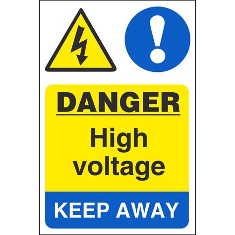 Danger High Voltage Keep Away Signs Electrical Hazard Safety Signs