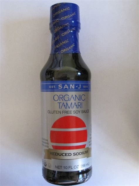 San~j Organic Tamari Soy Sauce Reduced Sodium The Gluten Free Shoppe