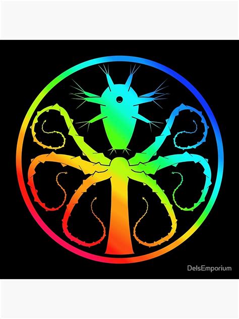Hail Hydra Rainbow Poster For Sale By Delsemporium Redbubble
