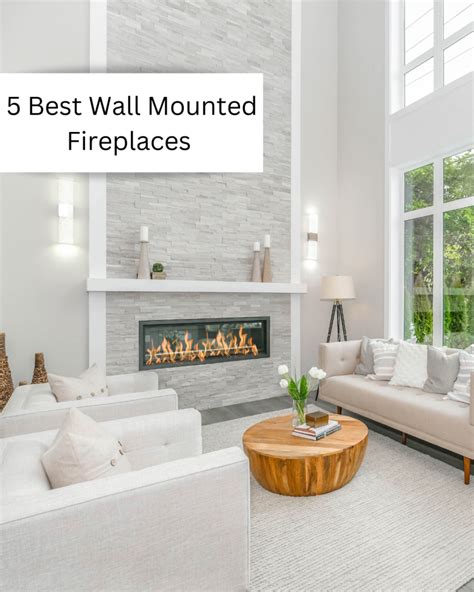 5 Best Wall Mounted Electric Fireplaces Flippin Rustic Design