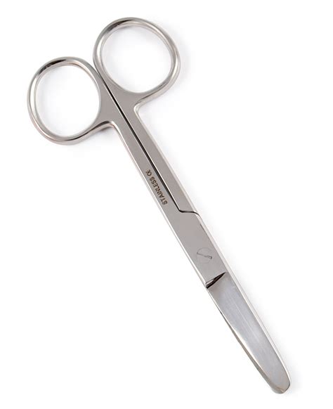 Stainless Steel Scissors Bluntblunt Shape A 5inch First Aid Fast