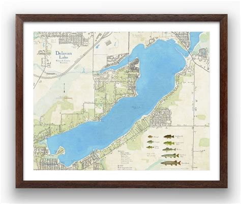 New Delavan Lake Map Is Published
