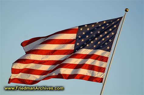 American Flag Waving