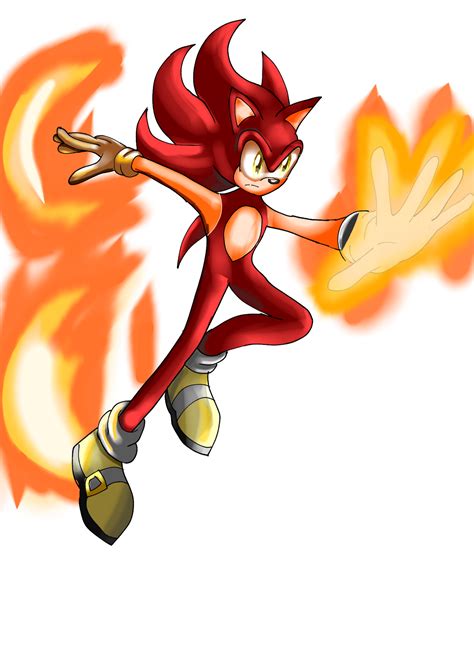Fire Sonic Digital Ver By Chasetales On Deviantart