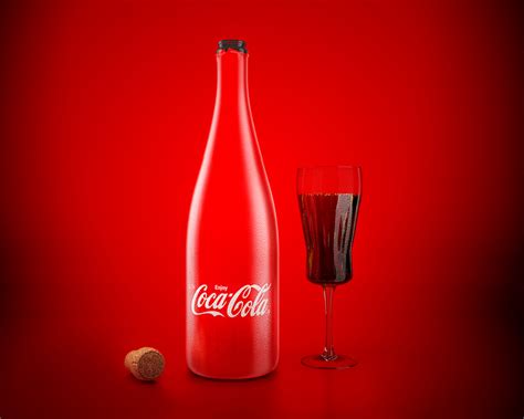 The company's segments include nonalcoholic beverages and all other. Coca Cola - Concept of New Year Bottle on Behance