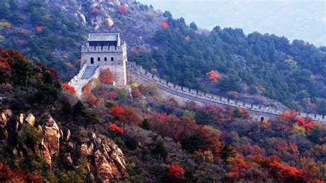 Autumn Scenery At Badaling Section Of Great Wall In Beijing Cgtn
