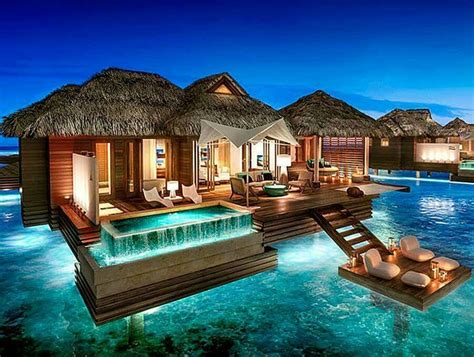Jama Que Water Bungalow Private Island Resort Overwater Bungalows