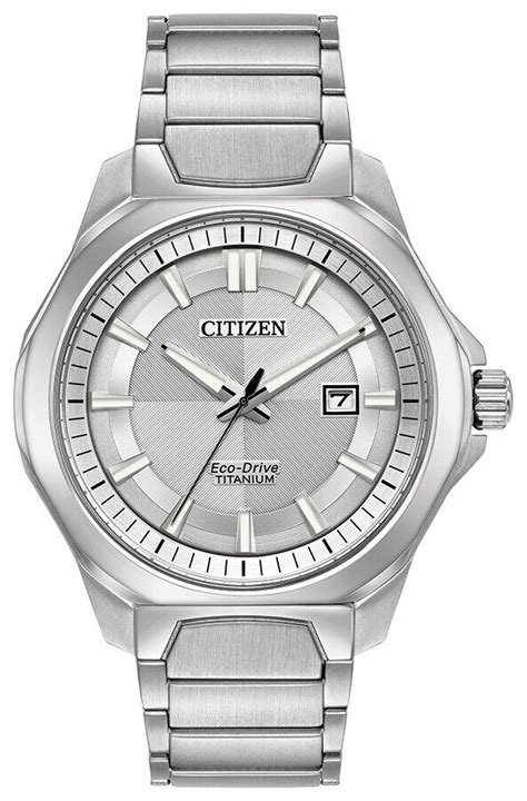 Citizen Eco Drive Mens Titanium Sapphire Crystal 44mm Watch Aw1540 88a