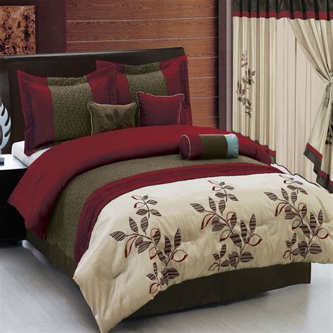 Gallery of comforter and curtain sets. BED in a BAG, 7 or 11 Piece Set - 3 Color Schemes + Option ...
