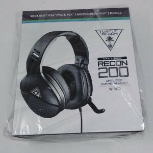 Turtle Beach Ear Force Recon Gaming Headset Wired Black