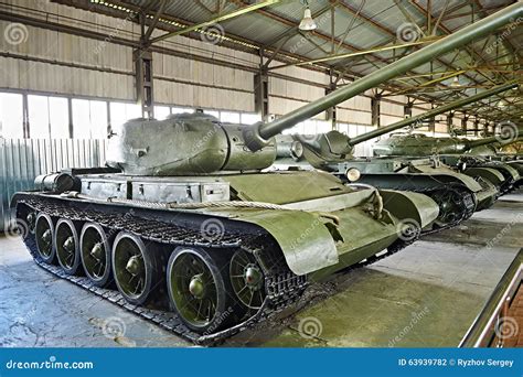Soviet Medium Tank T 44 Stock Photo Image Of Physical 63939782