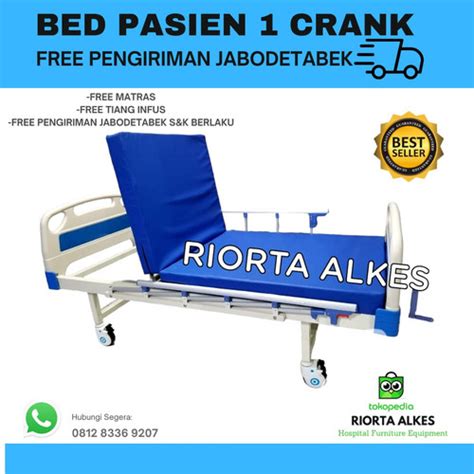 Jual Bed Pasien Crank Abs Ranjang Pasien Tempat Tidur Rumah Sakit Jakarta Pusat Riorta