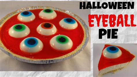 Halloween Eyeball Pie No Bake Cheesecake Youtube
