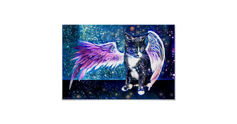 Galaxy Cat Poster Zazzle