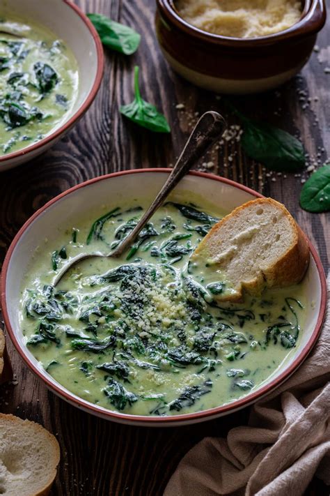 Cream Of Spinach Soup Olivias Cuisine
