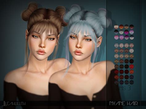 The Sims Resource Leahlillith Nyane Hair