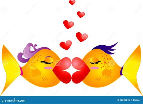 Kissing Fish Clipart