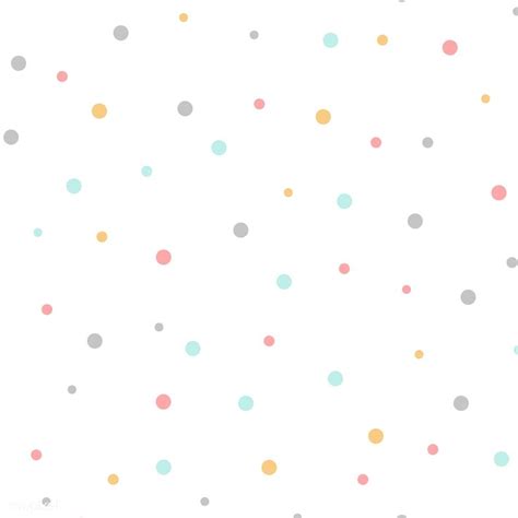 Colorful Polka Dots Design Vector Free Image By Kappy