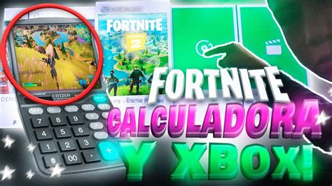 Ideal para casa y salas de juegos. ¿JUGAR A FORTNITE EN "CALCULADORA" Y "XBOX 360"? - YouTube