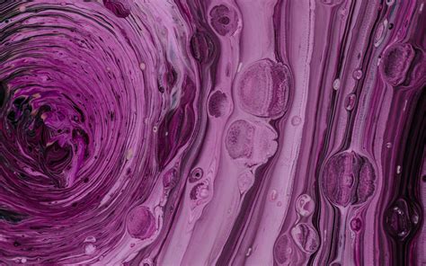 Download Wallpaper 3840x2400 Paint Bubbles Purple Liquid