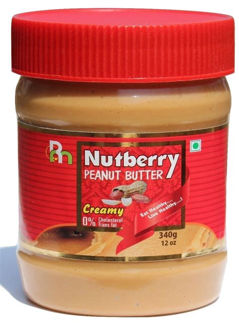 Nutberry Creamy Peanut Butter 340 Gm Grocery And Gourmet Foods